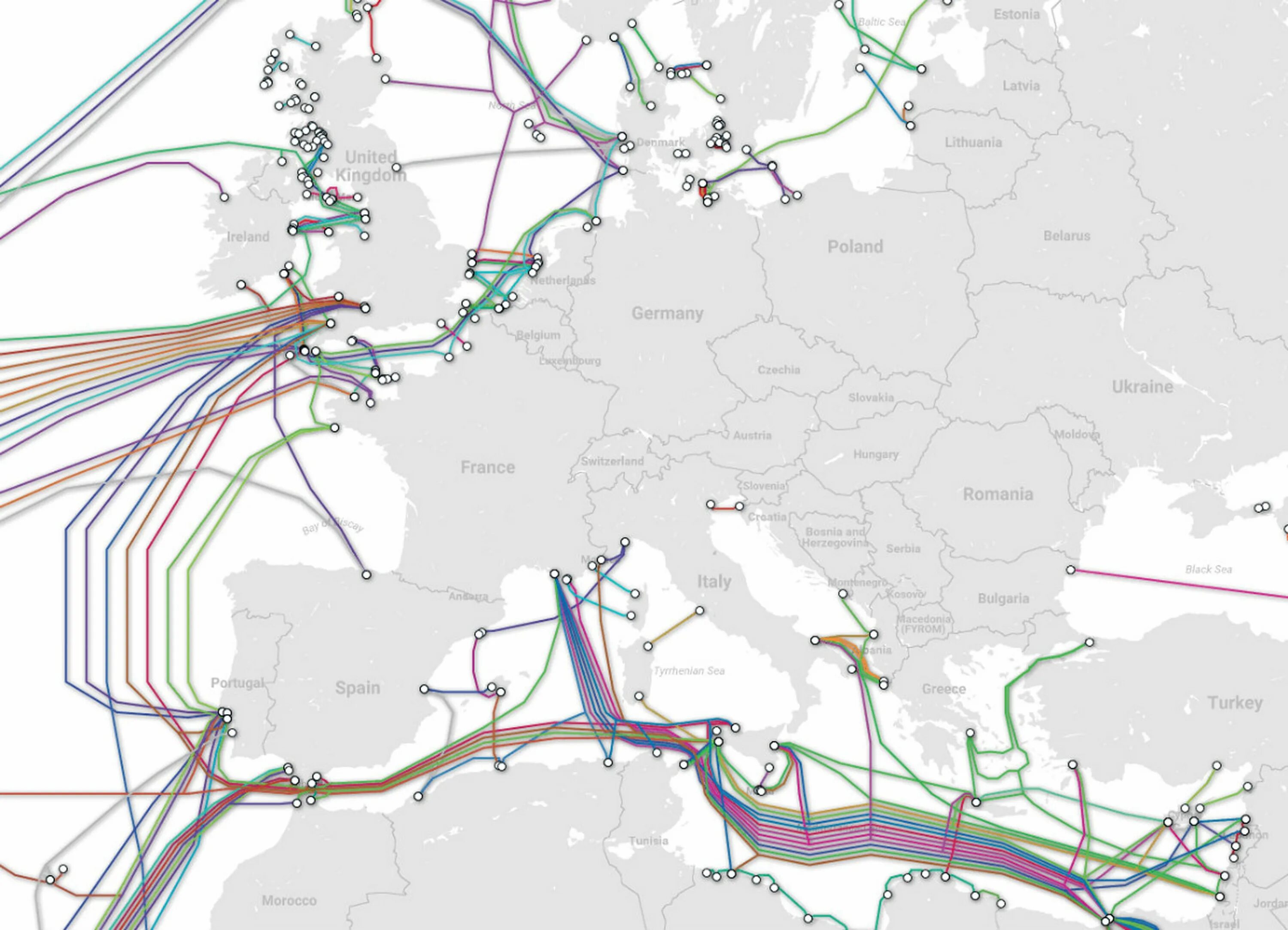 Оптоволоконные кабели в мире карта. Трансокеанические подводные кабели связи карта. Карта трансатлантических кабелей связи. Магистральная линия связи