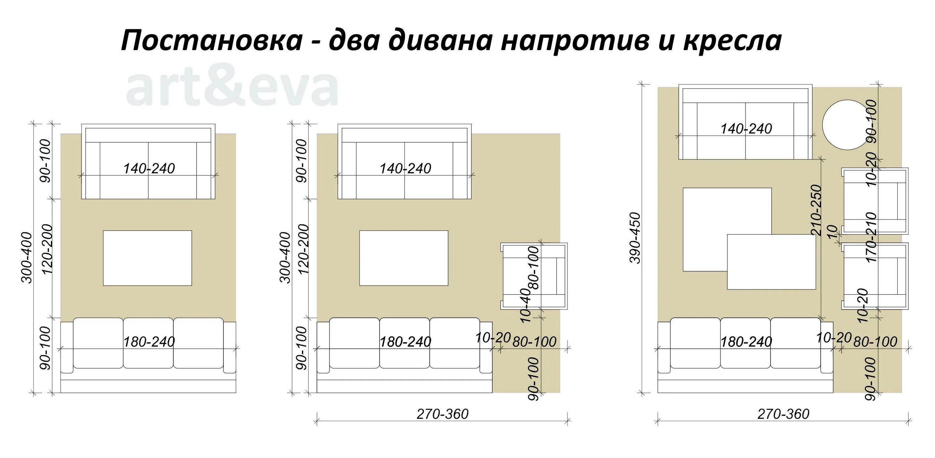 Нескольких размерах и формах