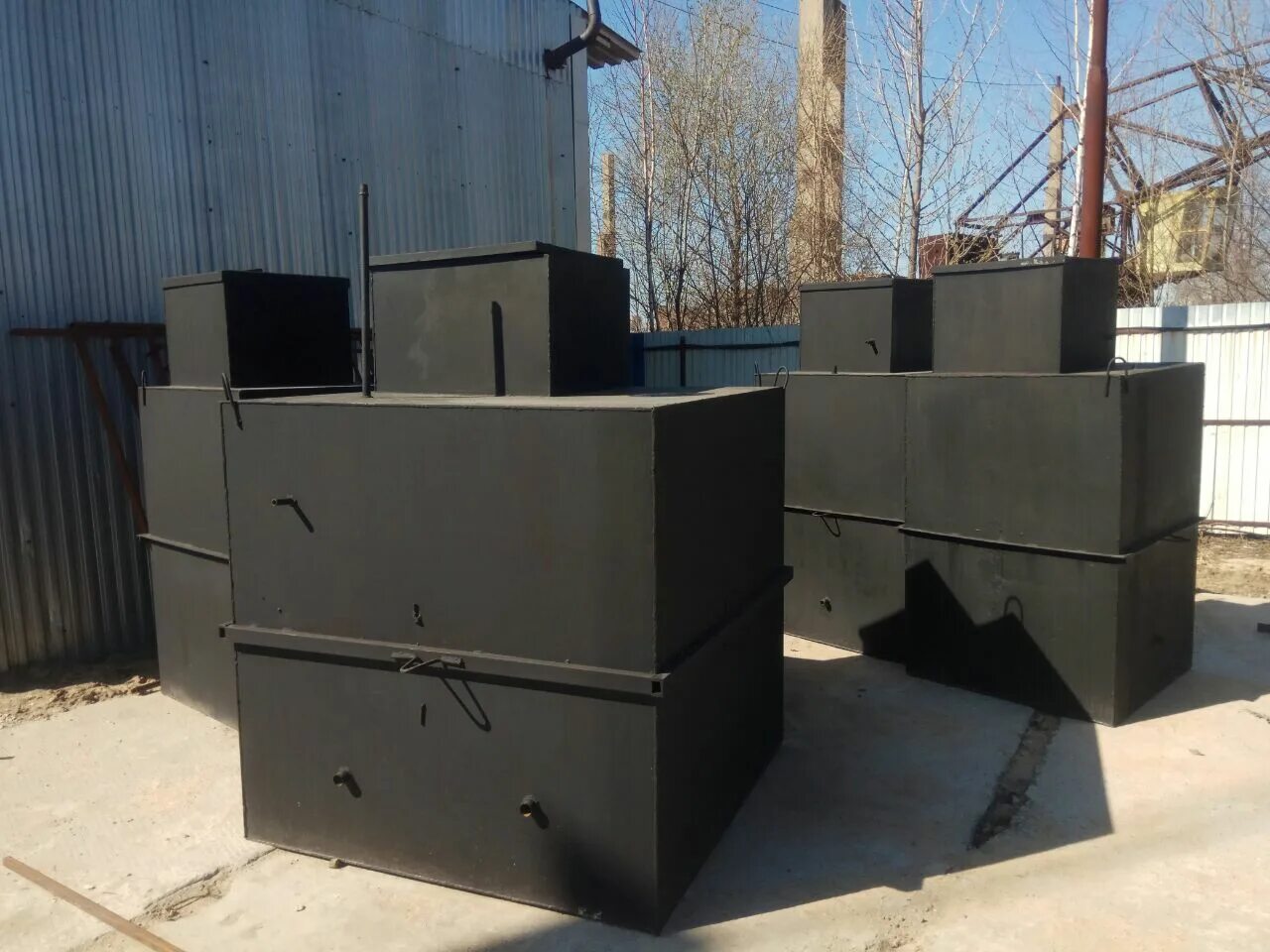 Кессон стальной d=1 м. , h=2 м. Кессон метал. Железный кессон для скважины. Кессон стальной d=1 м.