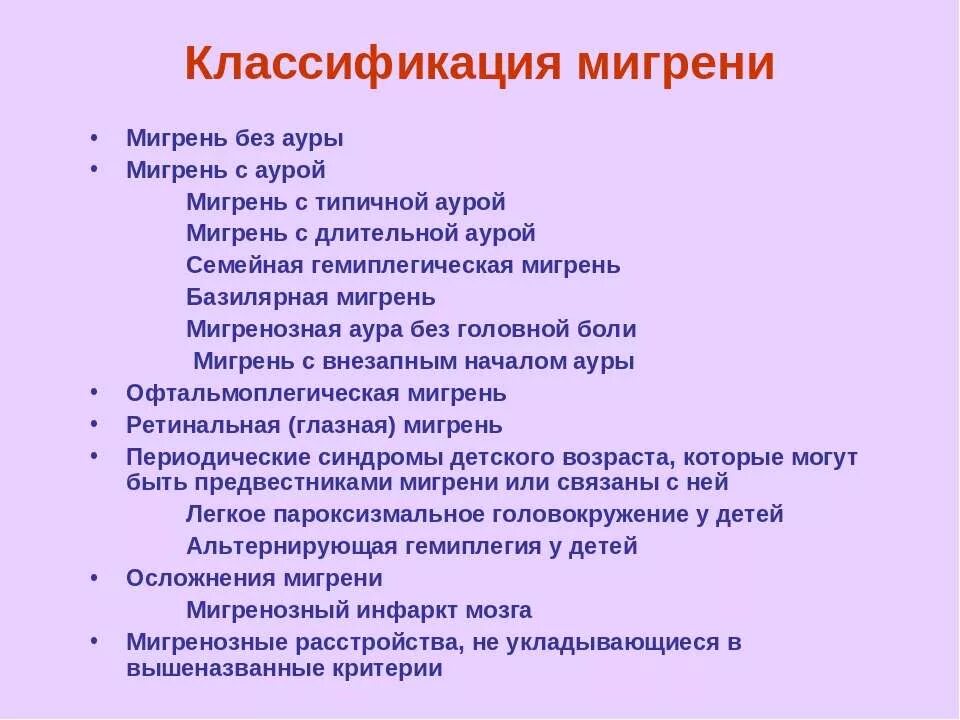 Мигрень без ауры мкб. Классификация мигрени. Мигрень с аурой классификация. Классификация мигрени неврология. Базилярная мигрень.