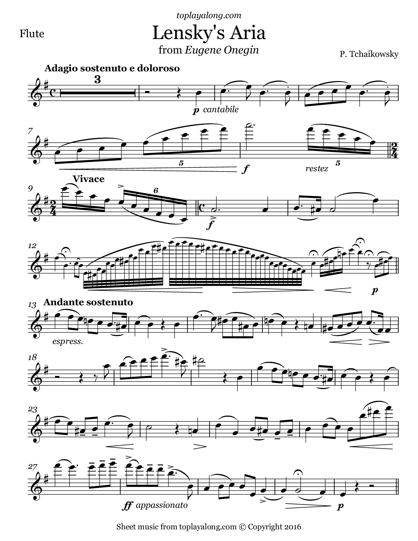 Онегин ленский ария. Ария Ленского Ноты для флейты. Ария Ленского Ноты для флейты и фортепиано.