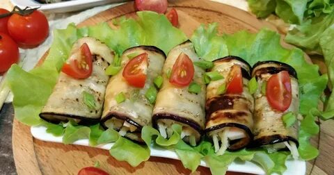 Баклажан с ветчиной