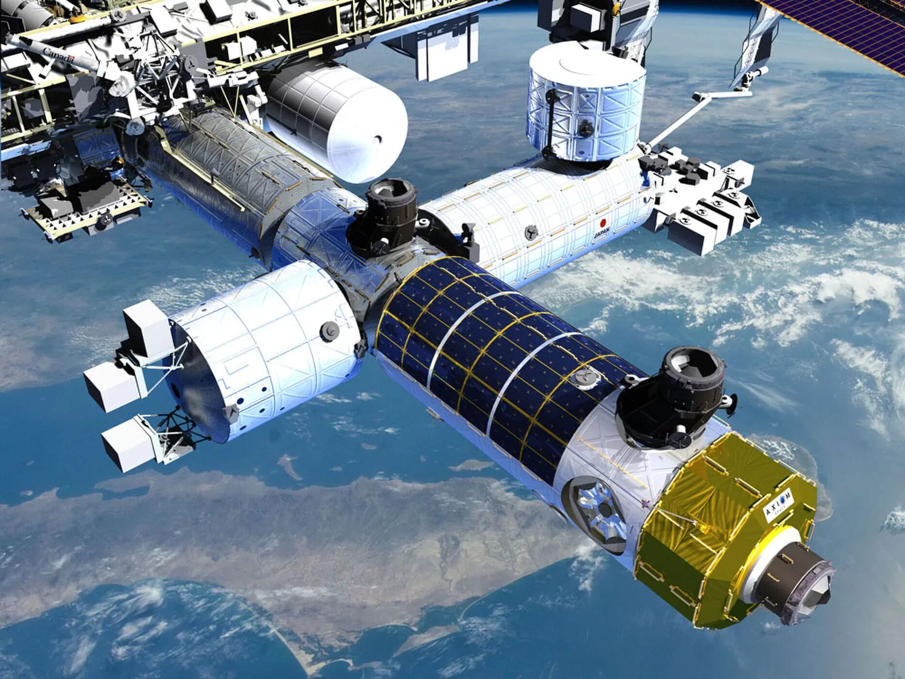 Как называется российская космическая станция. Космическая орбитальная станция МКС. Axiom Space МКС. Axiom Space Station Module. Космические технологии.
