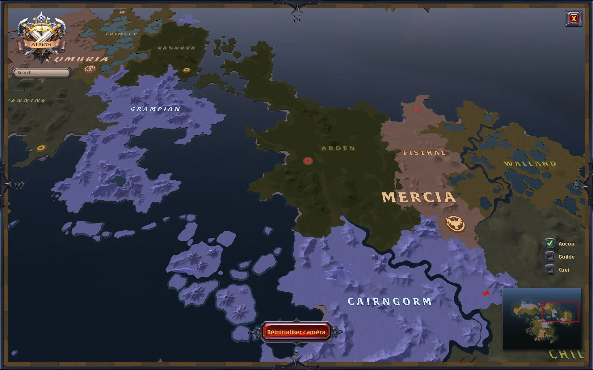 Albion map