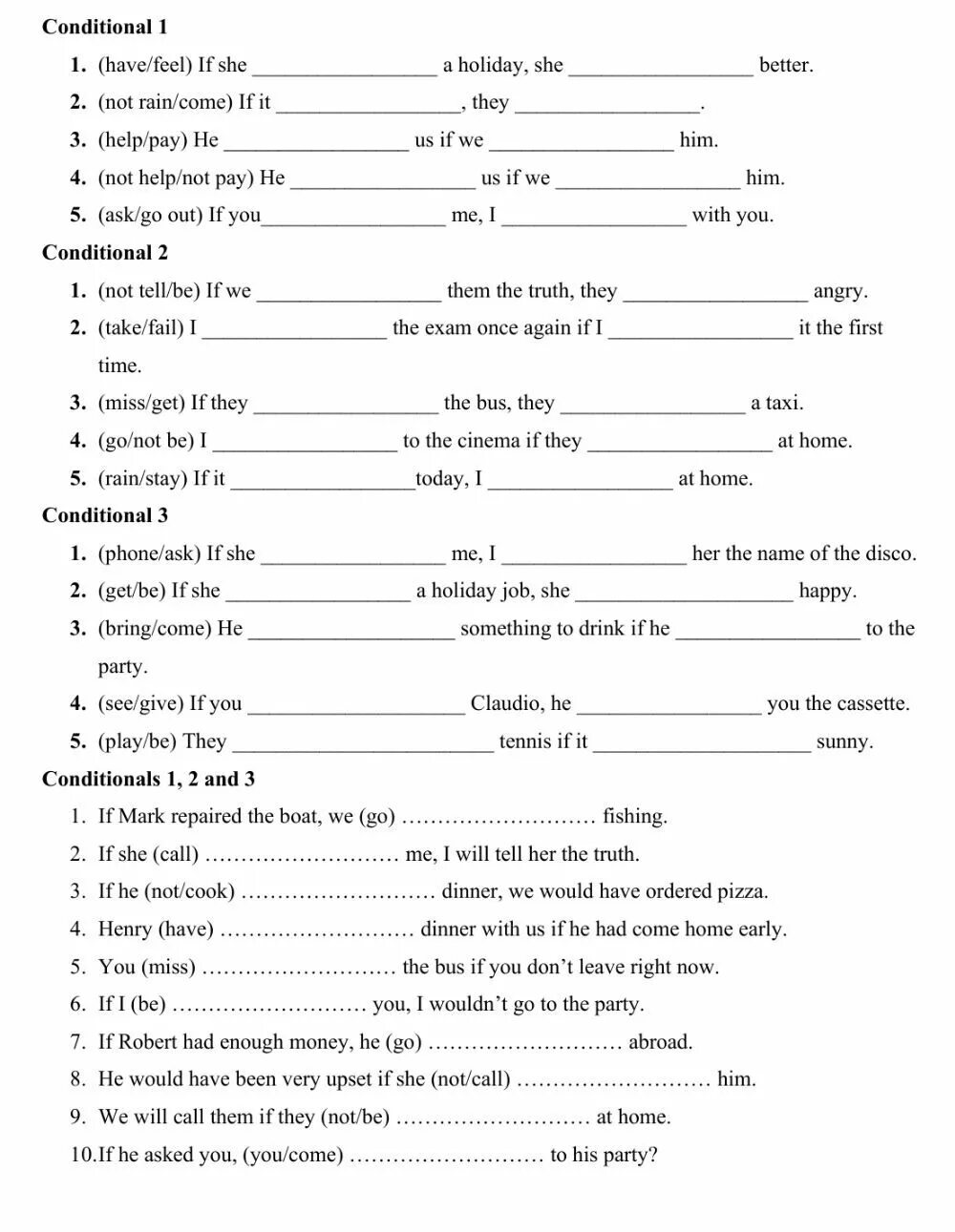 Conditionals 3 pdf. Conditionals 0 1 2 упражнения. conditionals в английском языке упражнения. conditionals тест. conditionals worksheets.