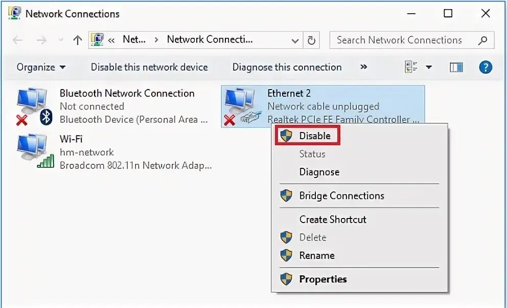 Disable network. Network adapter randomly stop working. windows 10 disable network browser. windows 10 disable network browser port. disable internet connection, but do not turn of networks interfaces..