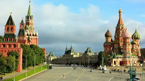 Red square in the centre