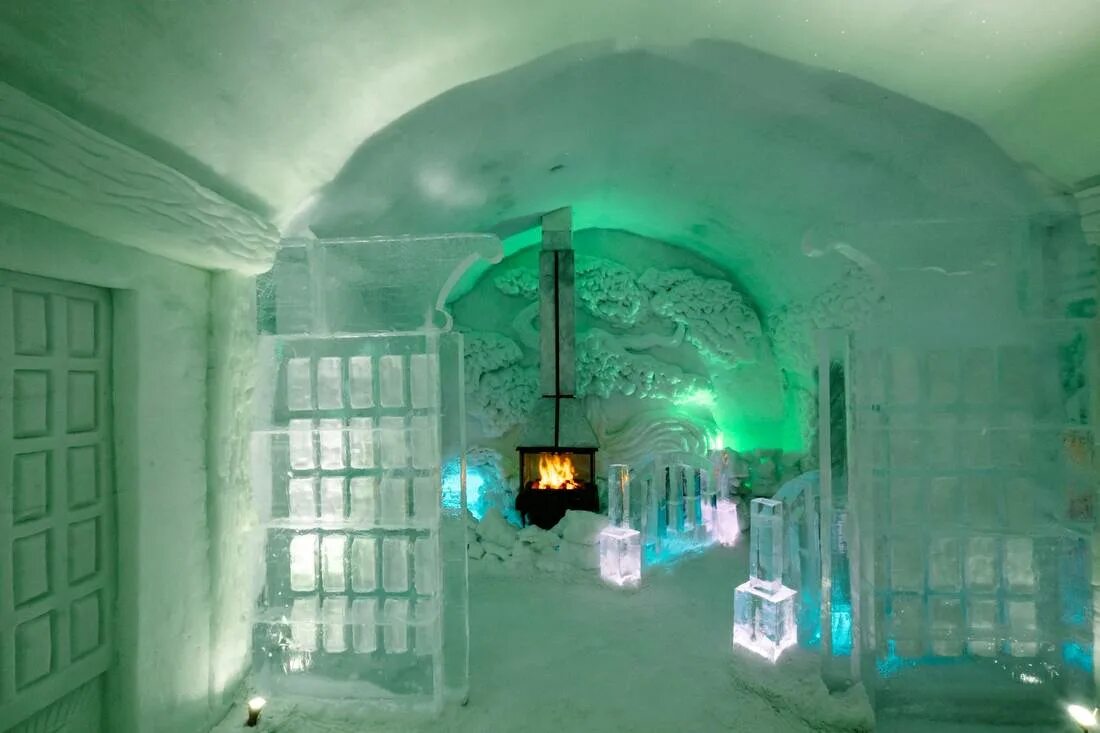 Hotel de glace, Квебек. Ice Hotel, Квебек, Канада. Ледяной отель в Канаде. Ледяной отель в Канаде (Hotel de glace). Ледовая 7