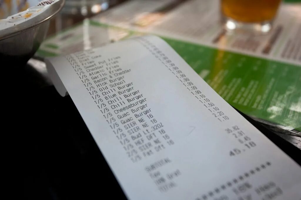 Could i have the bill please