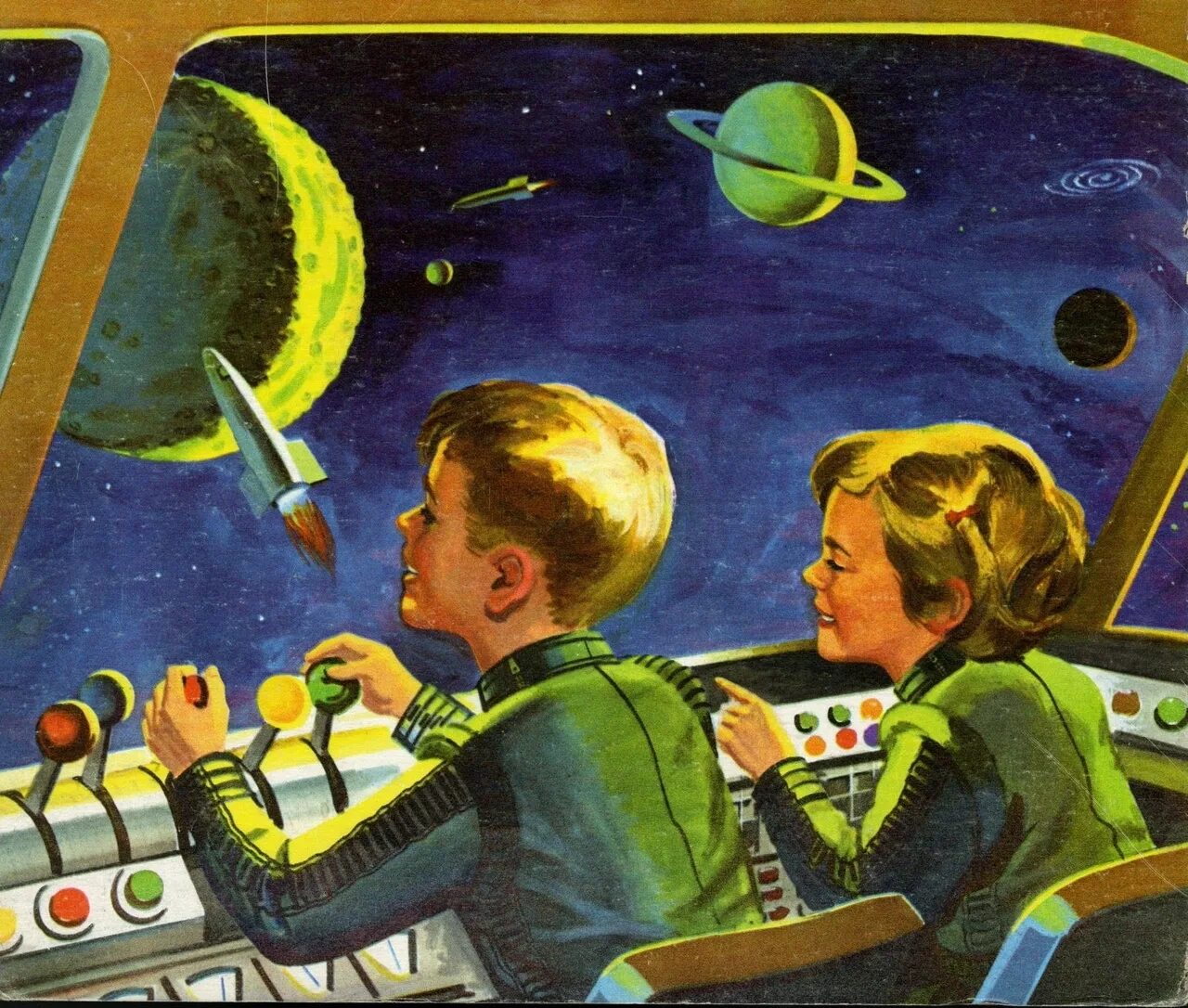 Космические иллюстрации. Космос иллюстрация. Советская научная фантастика. Космическое путешествие для детей. Фантастический рассказ друг