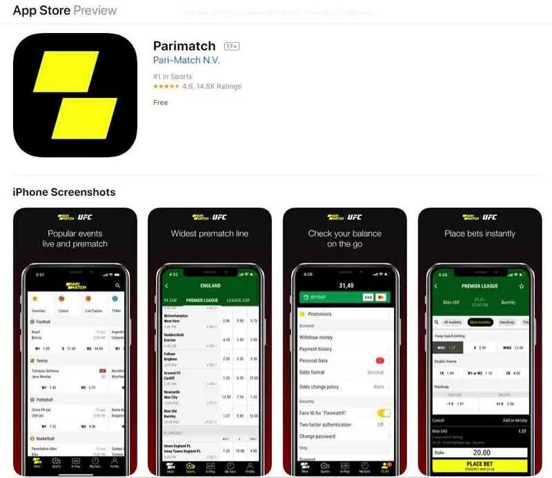 Париматч приложение на телефон. Parimatch приложение. Пари матч мобильное приложение. Мобильные букмекерские конторы. Париматч IOS.