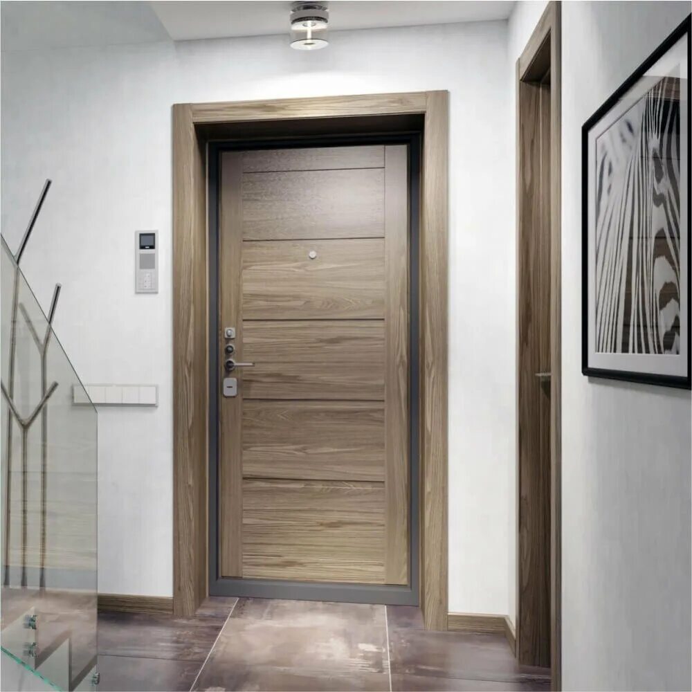 Декоративный камень в интерьере. Дверь в квартиру. Отделка входной двери. Отделка стальных дверей. Отделка дверного проема декоративным камнем.