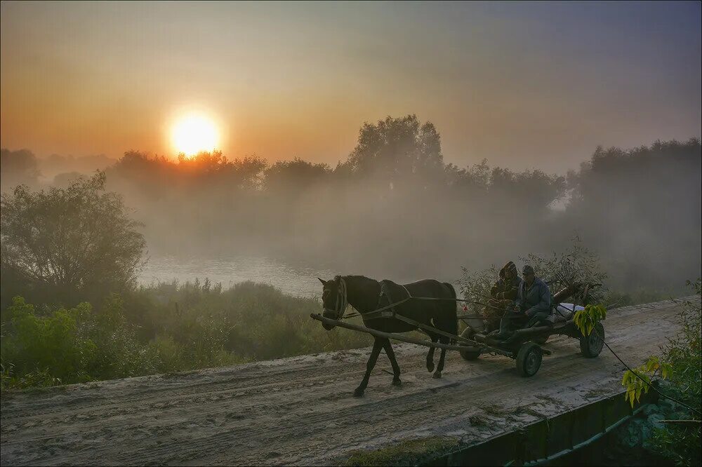 Невозможно было дотронуться до раскаленных краев брички