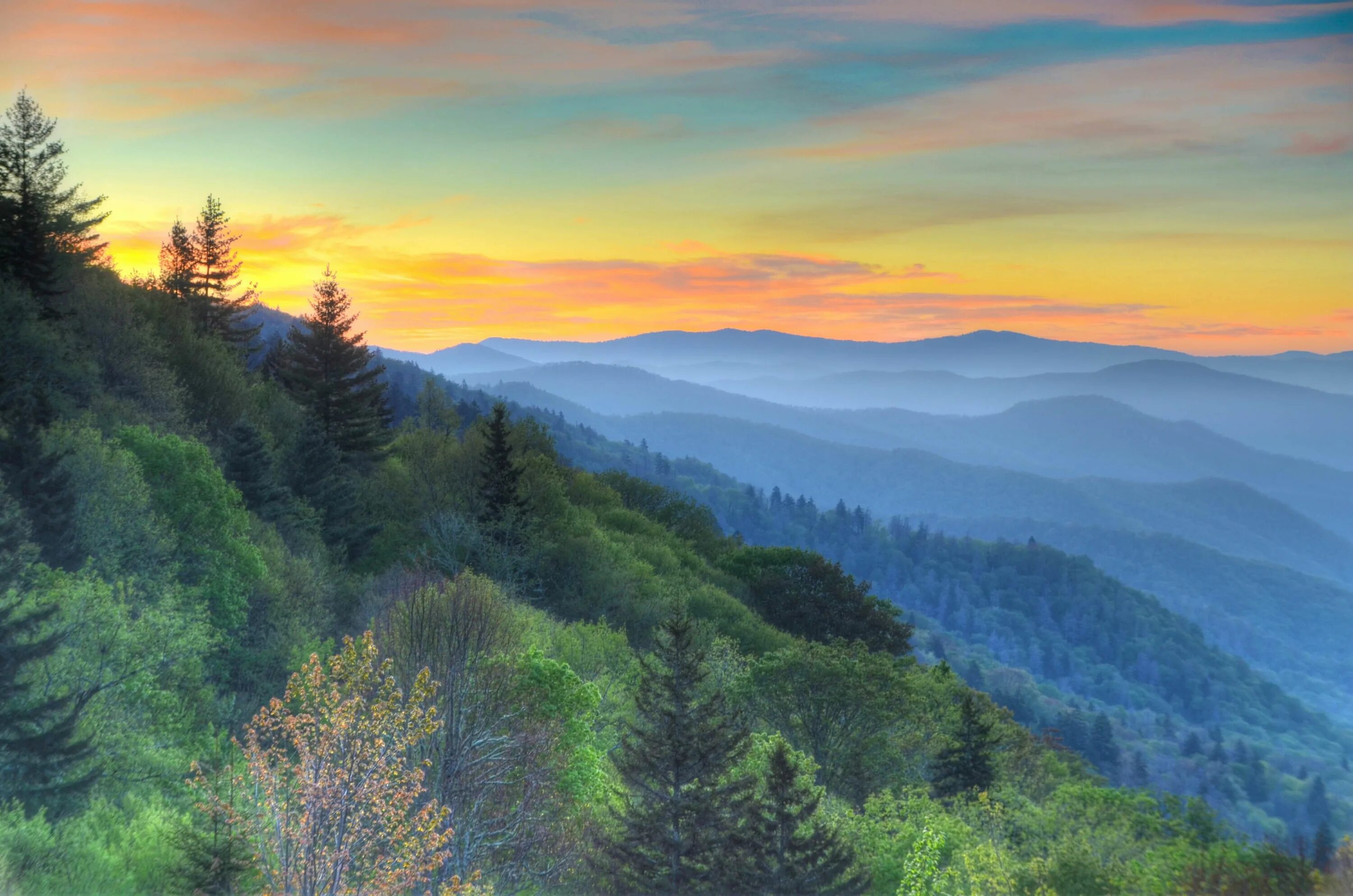 Смоки маунтин. Смоки Маунтинс Теннесси. Грейт-Смоки-Маунтинс, США. Smoky Mountains национальный парк. Горы Смоки.