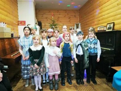 Рождественский утренник в воскресной школе