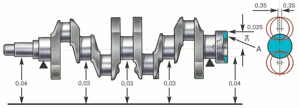 Размер коренной шейки коленвала ВАЗ 2107. Диаметр шеек коленвала на ВАЗ 2107. Размер коренной шейки коленвала ВАЗ 2101. Размер шатунной шейки коленвала ВАЗ 2101.