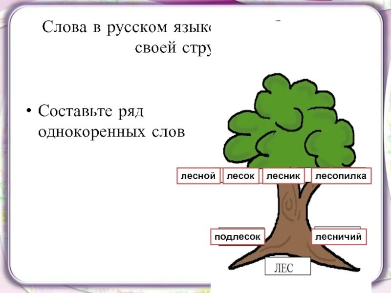 Дерево с однокоренными словами лес. Дерево с однокоренными словами. Лесную однокоренные слова. Дерево карандашом для однокоренных слов.