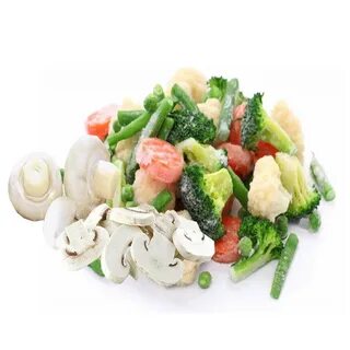 Замороженные овощи с шампиньонами
