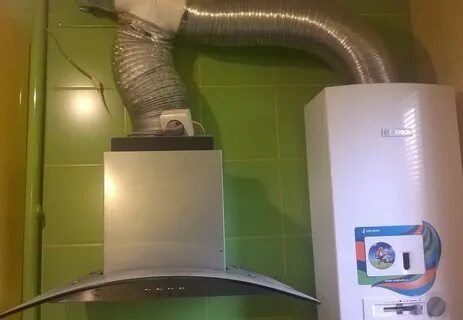 Газовой колонке вытяжку ставить можно