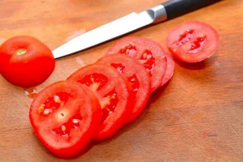 Помидоры кружочками