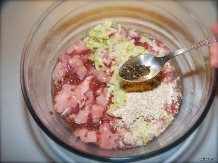 В жесткой воде мясо и крупы