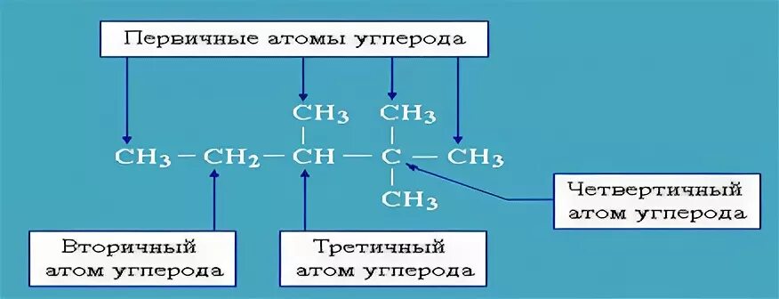 Четвертичный атом углерода алканов. Первичные и вторичные углероды. Первичные вторичные и третичные атомы. Первичный вторичный третичный четвертичный атом углерода. Первичные и вторичные атомы углерода.