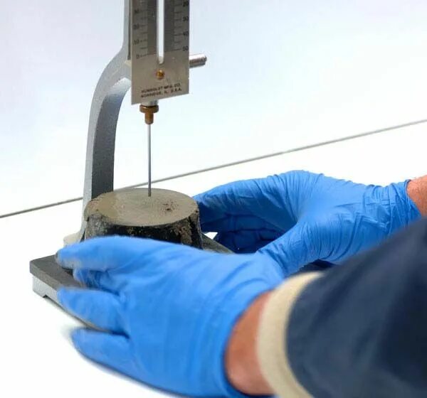 Material testing. Constructions тест. testing laboratory concrete mix testing. material leakage.