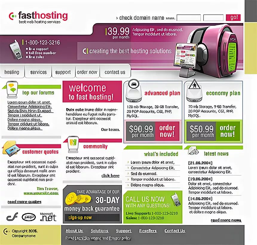 Sales check. Ice hosting. PC check domain name. Good hosting