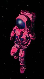 Космонавт красный