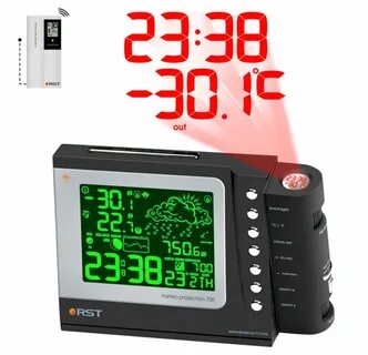 Часы метеостанция rst
