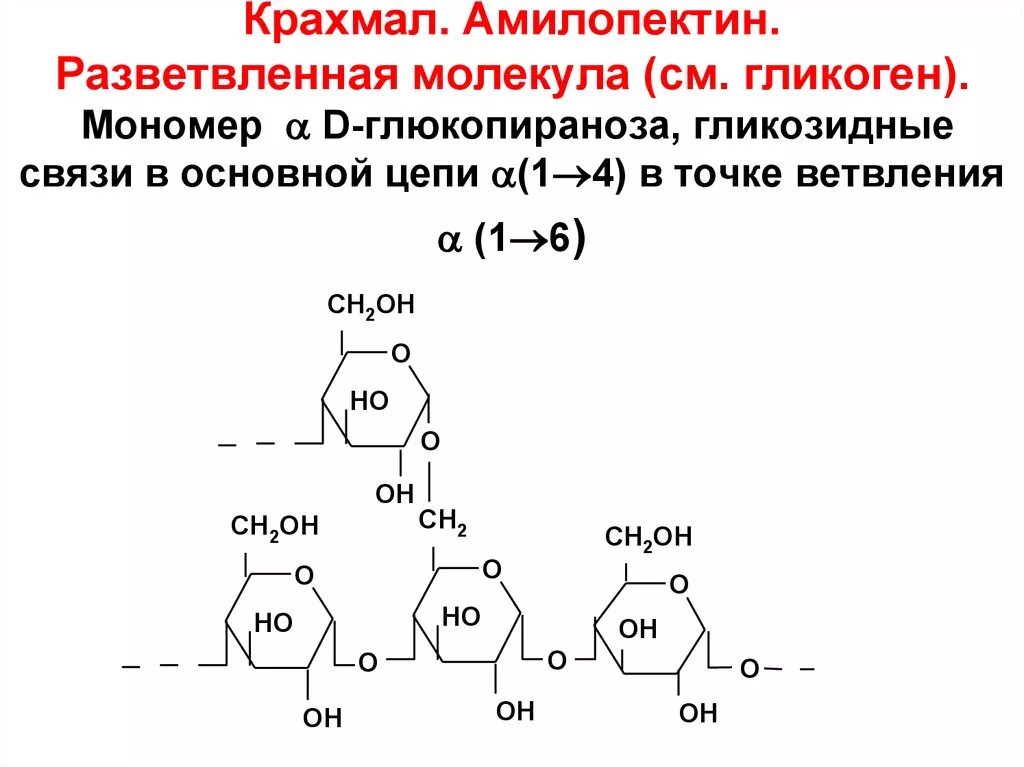 Что является мономером крахмала