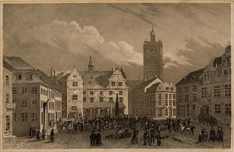 Hildburghausen. Хильдбургхаузен Германия. Великое герцогство Гессен-Дармштадт (1806 - 1872). Германия 1850 год.