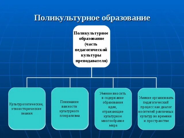 Содержание поликультурного образования. Содержание поликультурного образования