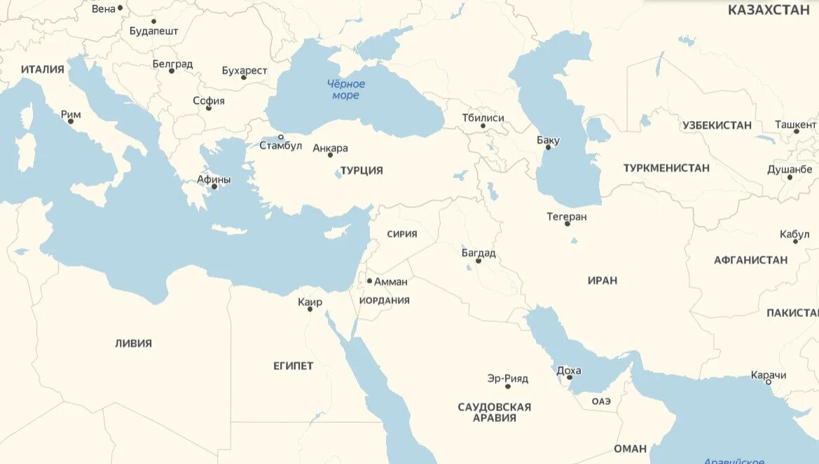 Иран выход к морю