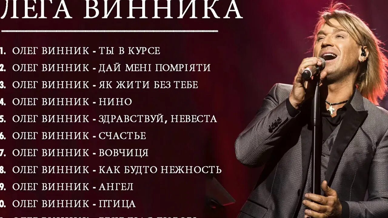 Песни олега винника сборник