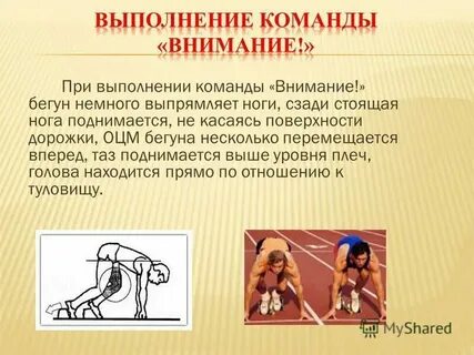 Выполнение команды внимание