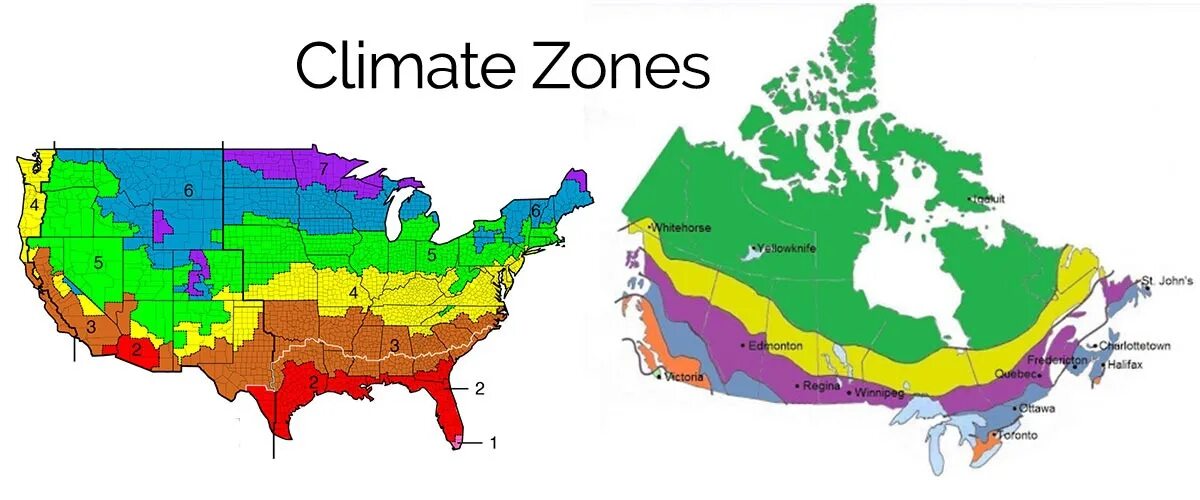 Климат и природные зоны канады. Climate Zones. Климатические зоны США И Канады. Климат Канады. Карта климатических зон Канады.