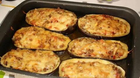 Баклажаны фаршированные мясом рецепт