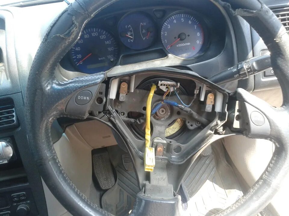 Калдина как снять руль Установка руля Toyota Caldina (210), 2 л, 1997 года аксессуары DRIVE2