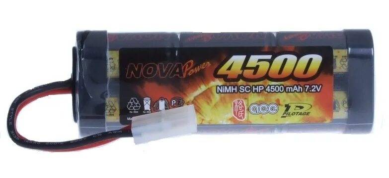 Аккумулятор два в одном. Nova power 4500 mah 7.2v. аккумулятор nimh 7.2 v 500 mah для пистолета. 4500 мач.