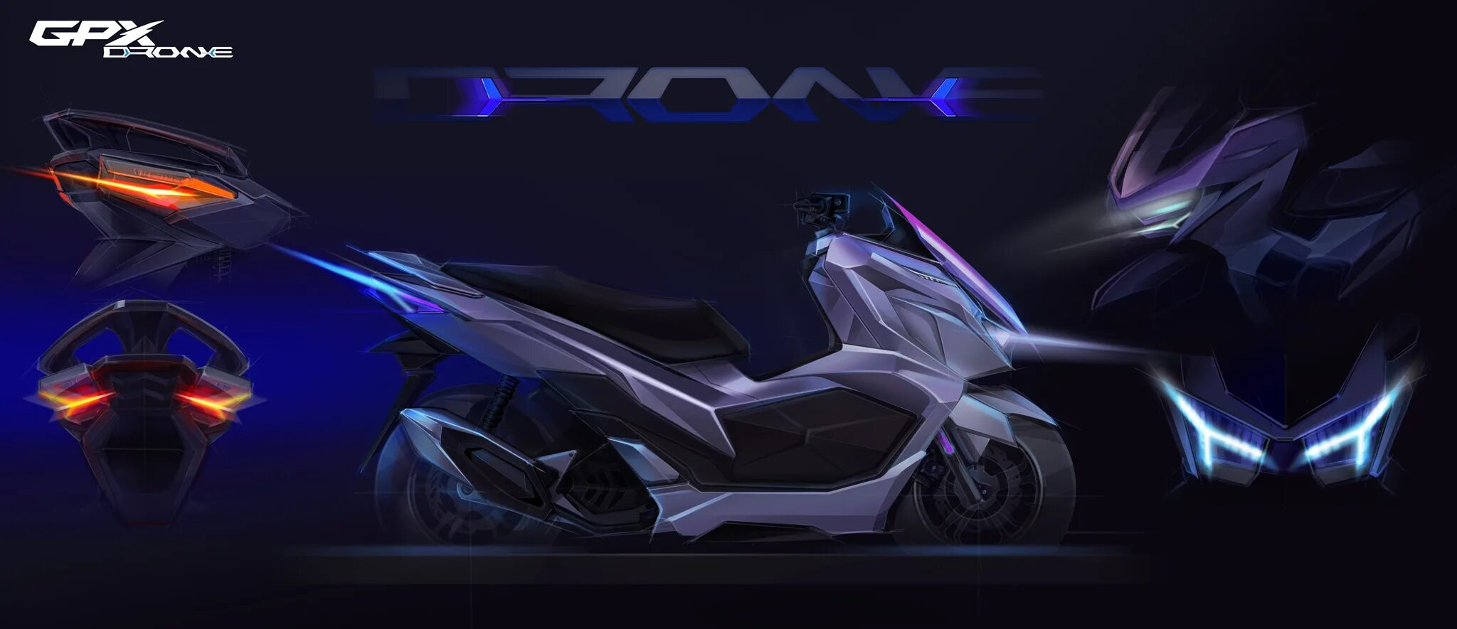 Gpx drone. Gpx drone скутер. gpx drone 150 2025. gpx drone 300. gpx-electric.