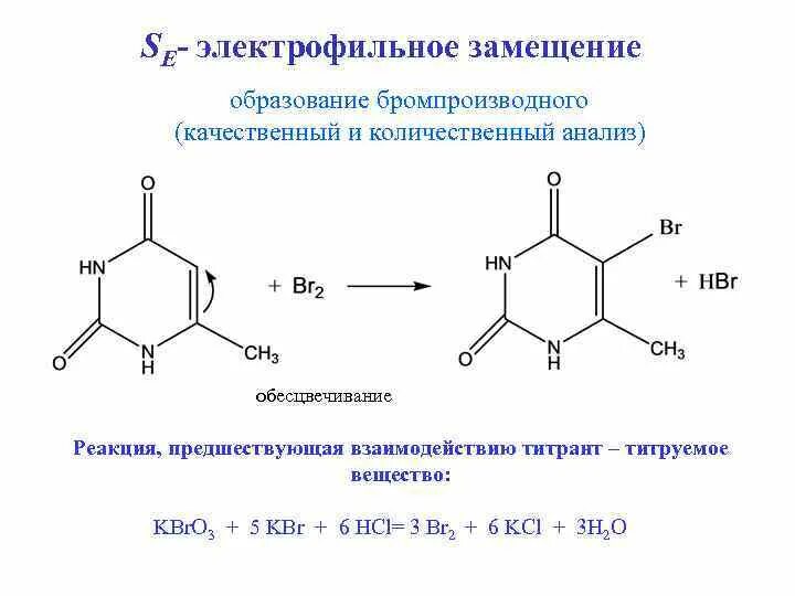 Реакция замещения br2. Пиримидин реакции электрофильного замещения. Бромирование пиримидина. Производные пиримидина реакции. Пиримидин Электрофильное замещение.