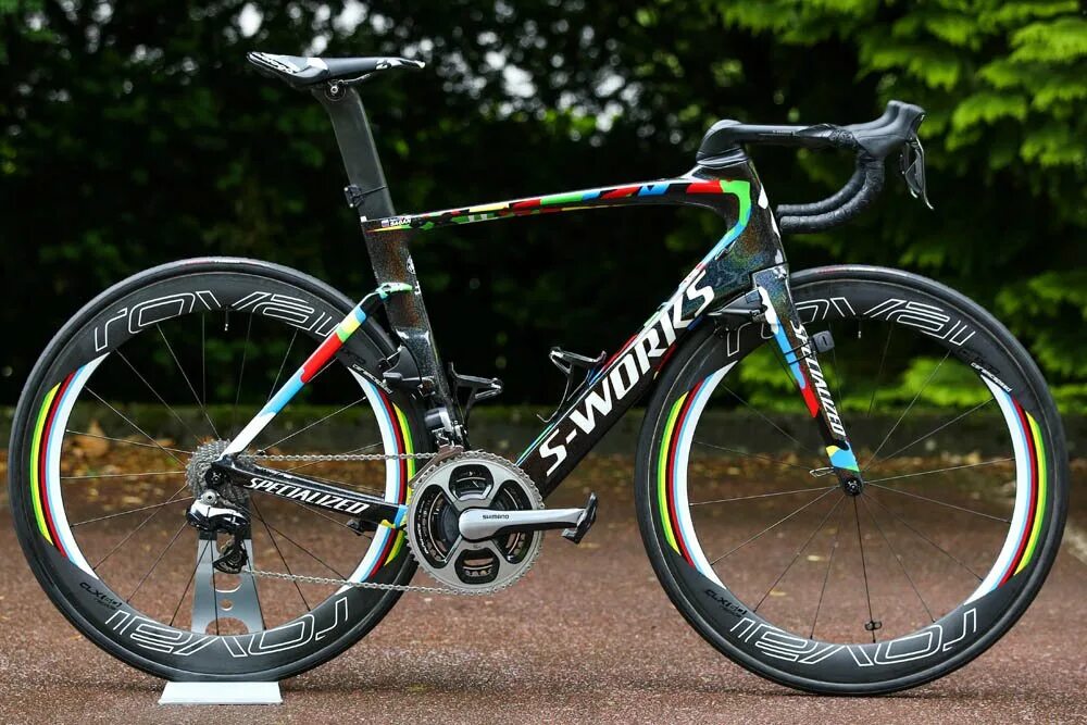 Peters bike. Specialized Sagan Bike. S works Venge vias.