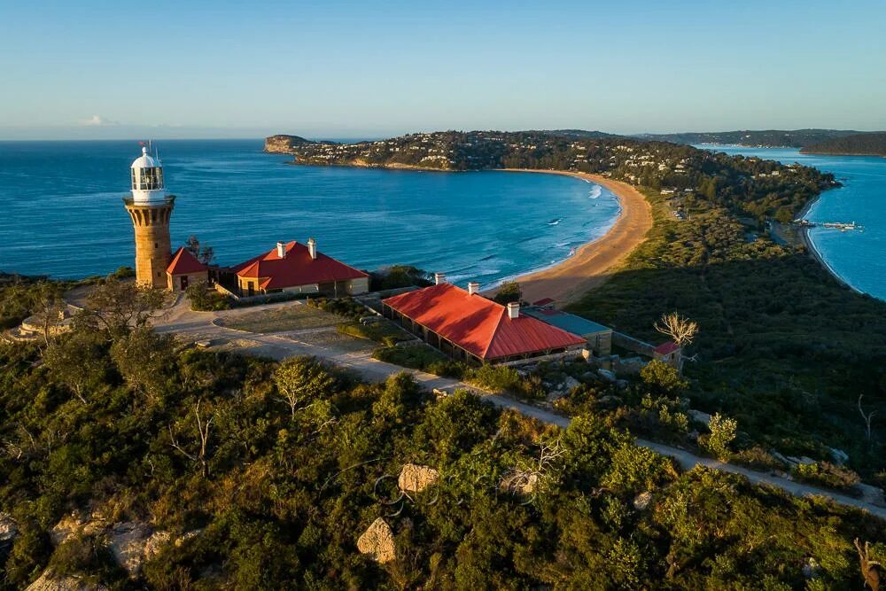 Сидней Маяк Барренджои. Palm Beach. New South Wales, Австралия.. Маяк Барренджои. Lighthouse Sydney. Things to do and see