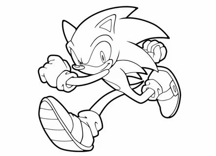 Sonic Desenho Para Colorir.