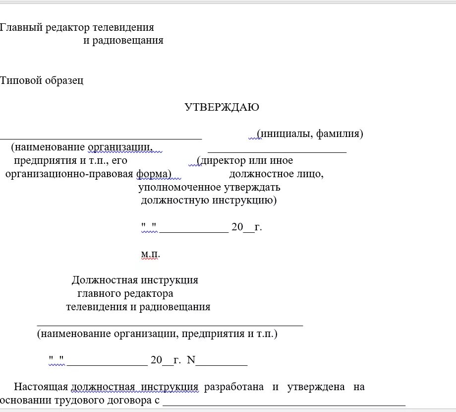 Должностная инструкция 2023 года образец. Бланк должностной инструкции образец. Пример Бланка должностной инструкции. Образец типовой должностной инструкции. Форма должностной инструкции образец.