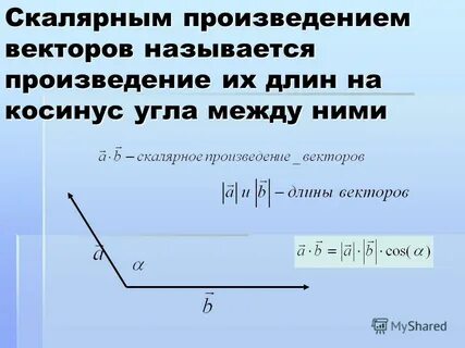 Скалярное произведение умножение