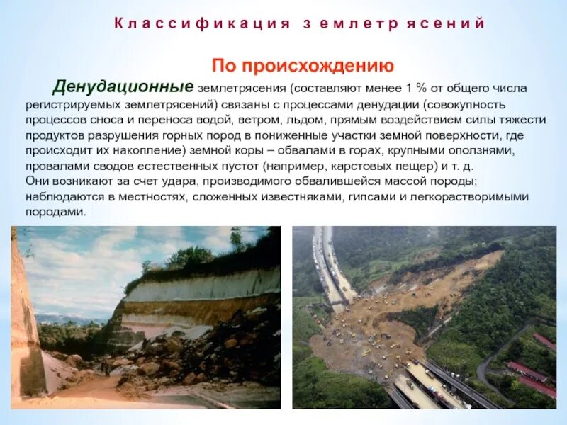 Землетрясение изменение рельефа