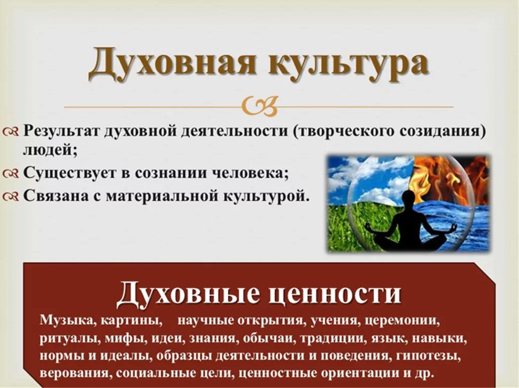 Духовные ценности российского общества 6 класс. Духовная культура ценности. Духовные ценности культуры. Культура это материальные и духовные ценности. Материальные и духовные культурные ценности.