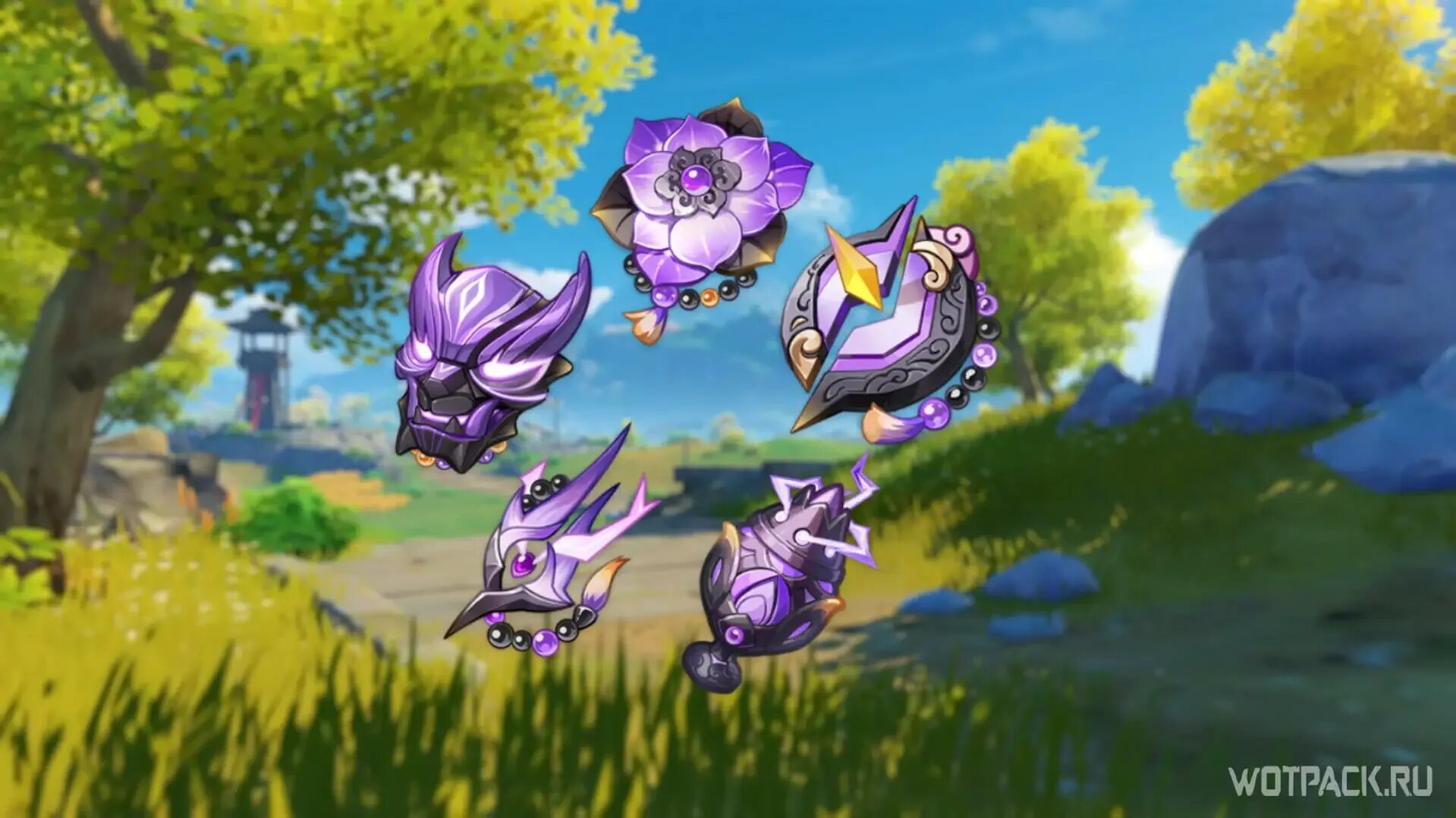 Киноварное загробье геншин. Набор артефактов "отголоски подношения". Киноварное загробье. Киноварное загробье. Артефакты загробье.